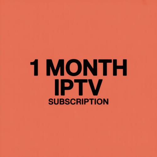 1 Month IPTV Subscription 1 Month IPTV Subscription